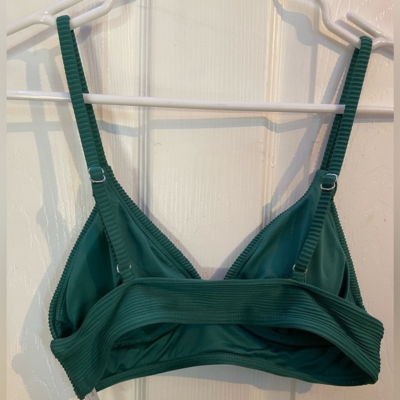 Green Bikini Top Women’s Size Small - Picture 2 of 4